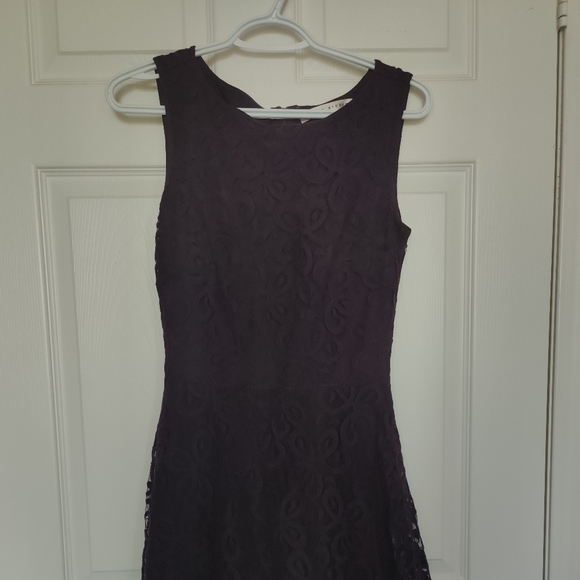 Max Studio - Purple lace dress - Picture 3 of 5